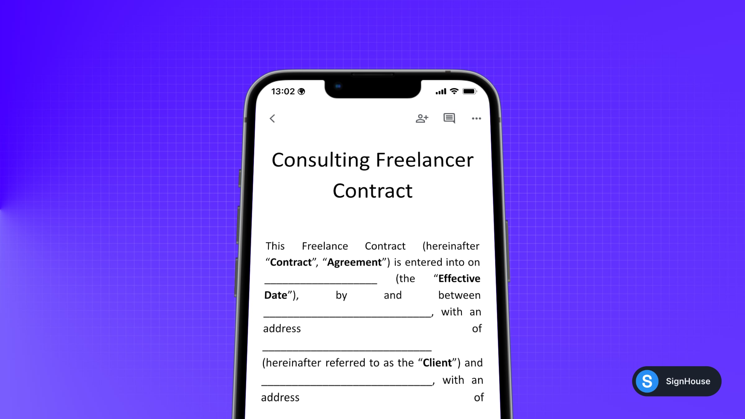 Consulting Freelancer Contract Template - SignHouse - Freelance Consulting Services Contract Template For Virtual Consulting